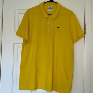 Lacoste XL yellow classic polo